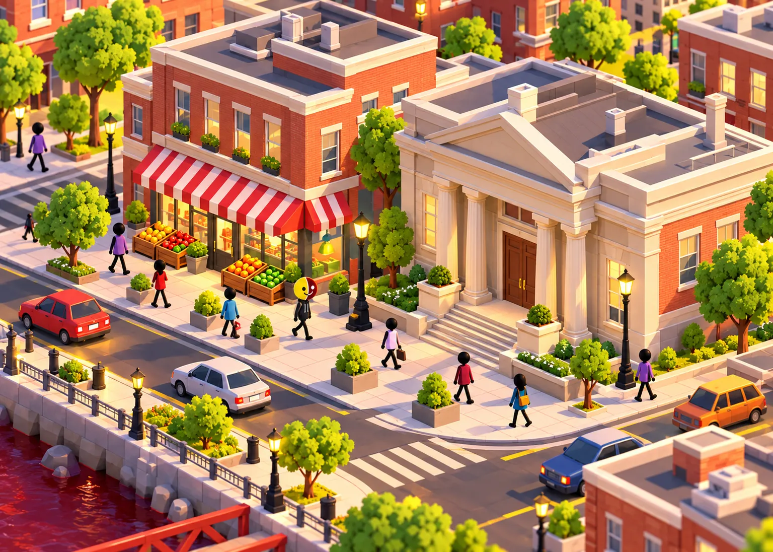 Mardenford, downtown